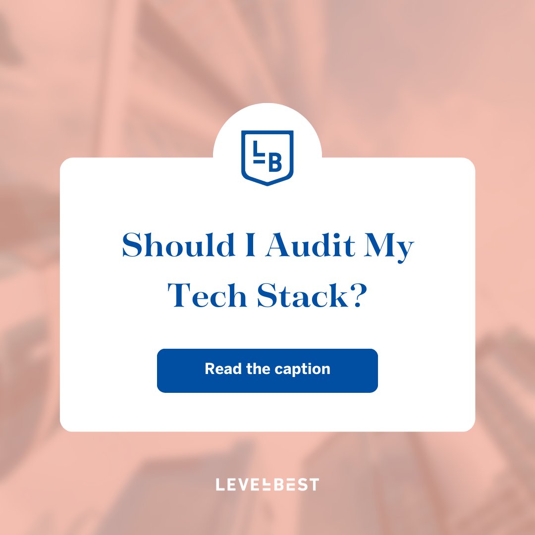 Absolutely!

Since firms’ technology needs change over time, and AdvisorTech software tools are constantly adding new features, conducting an annual tech stack audit can help ensure firms are maximizing their technology investments.