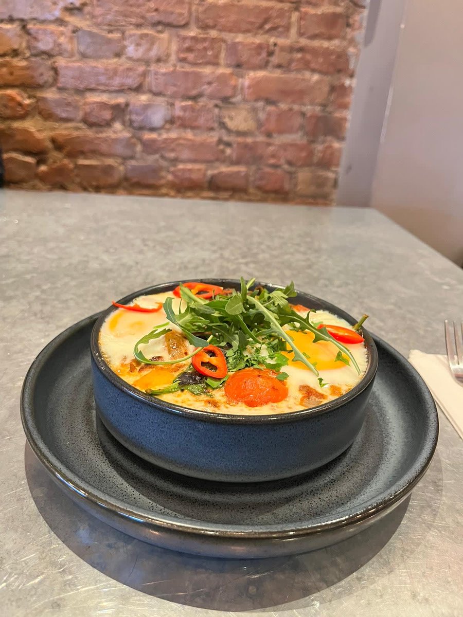 Spicy chorizo shakshuka. Breakfast wizardry