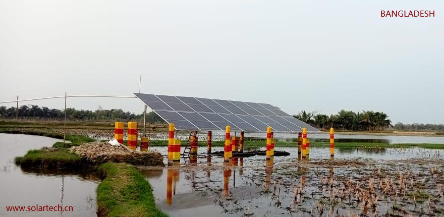 Bangladesh is actively developing solar agricultural irrigation to achieve food self-sufficiency. #Bangladesh #foodselfsufficiency #solaragricultureirrigation #solarsurfacepump