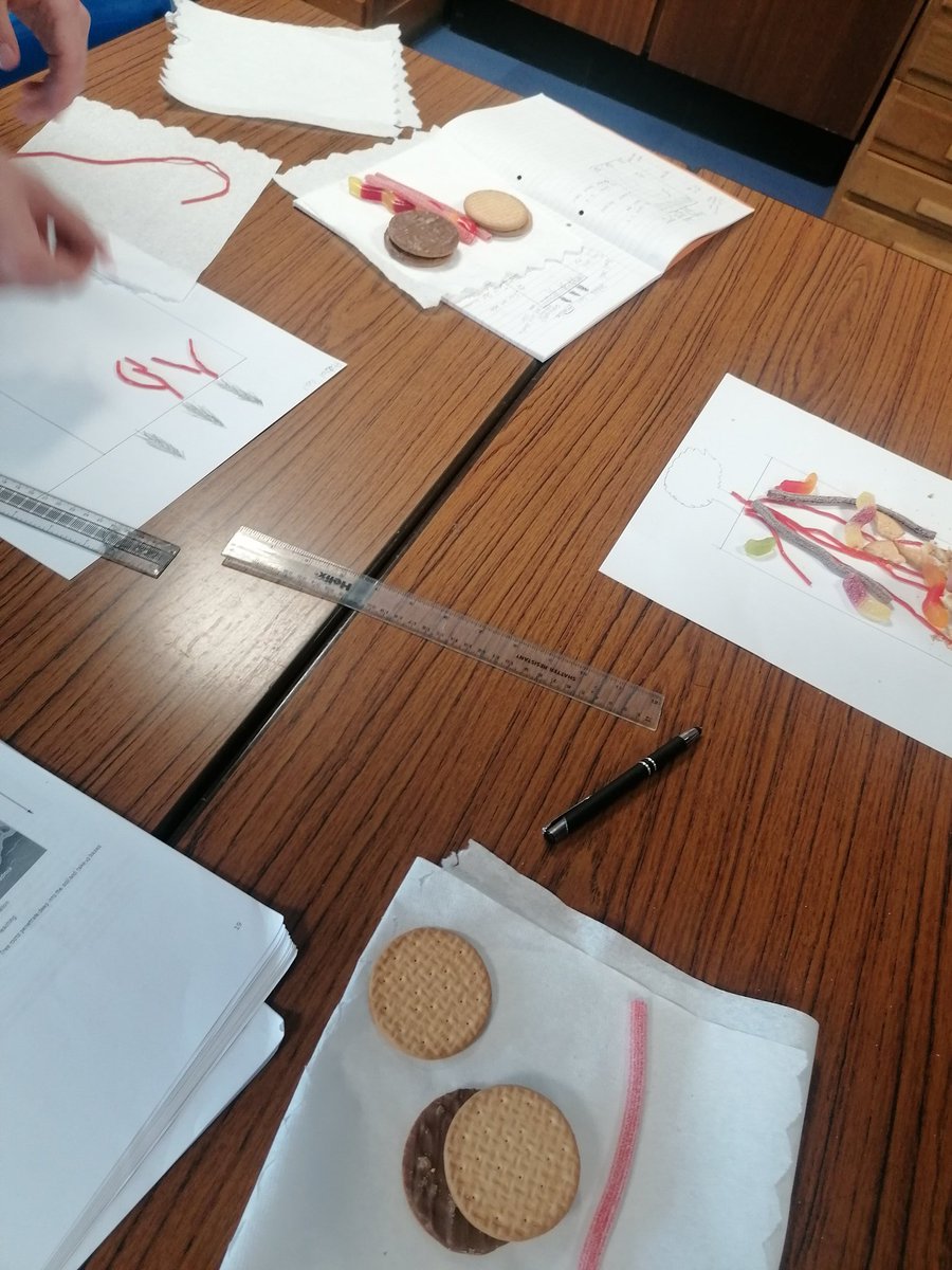 MrsPatersonGeo's tweet photo. One of the most popular tasks of the year, edible soils fun in progress with the Higher class! @DouglasEwartHS https://t.co/XmWo0wPncF