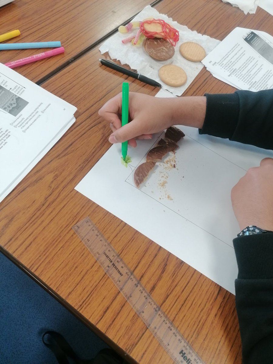 MrsPatersonGeo's tweet photo. One of the most popular tasks of the year, edible soils fun in progress with the Higher class! @DouglasEwartHS https://t.co/XmWo0wPncF