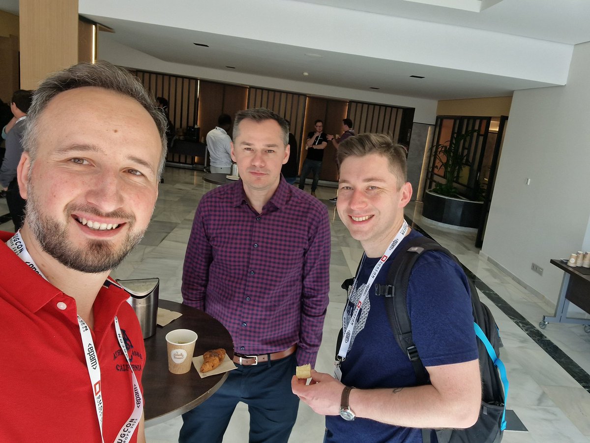 Hola Amigos! Nice to be back on <a href="/Sitecore/">Sitecore</a> #SUGCON :) <a href="/SUGPoland/">SUGPL</a> on boarding time :)
<a href="/tjWhuu/">Tomek Juranek</a> <a href="/skuzniak/">Szymon Kuzniak</a>