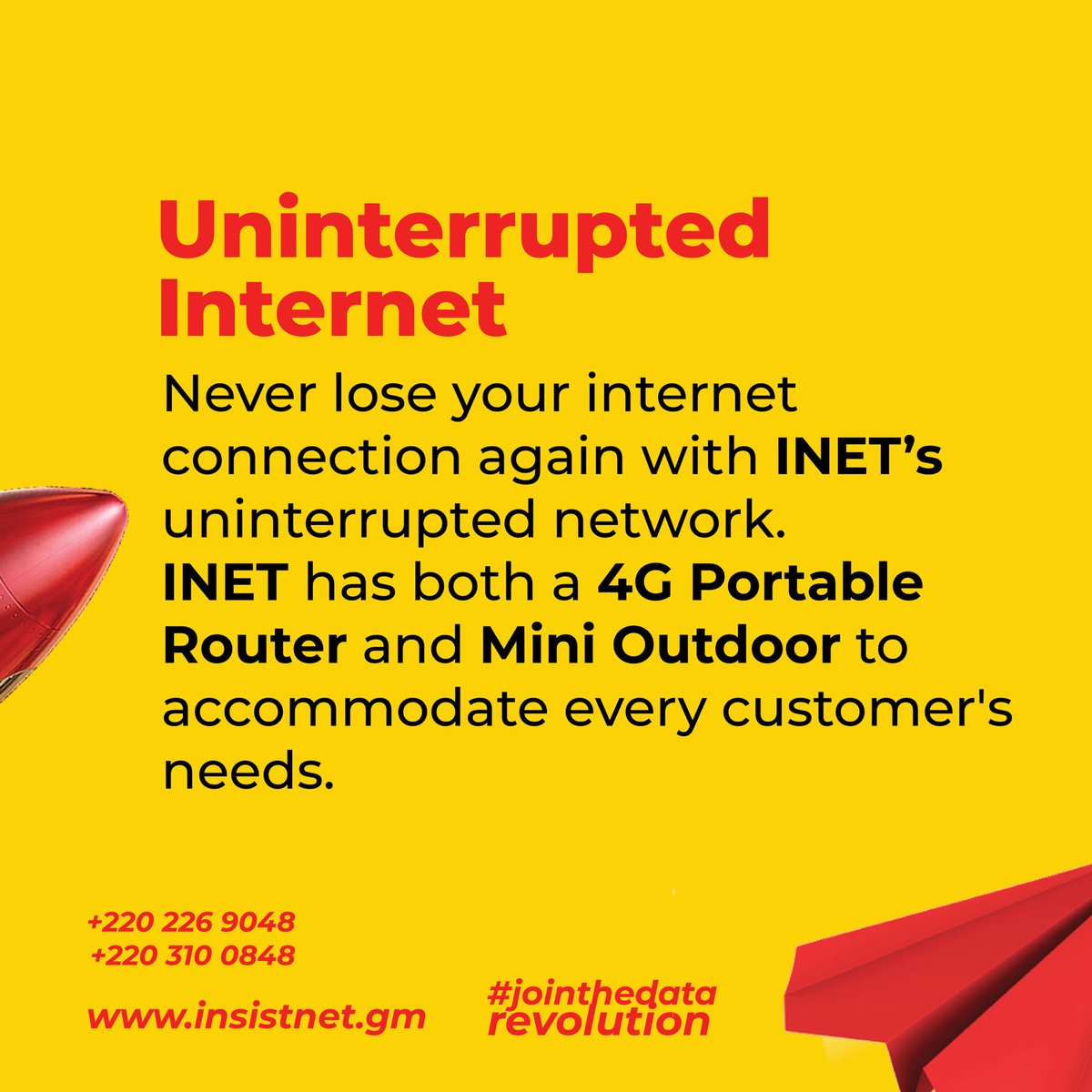 InSISTNet_gm's tweet photo. Get to know why INET is the best internet service provider!
We provide the ultimate experience for all our clients.
#AFFORDABLE #FAST #RELIABLE #INET #WHYINET #jointhedatarevolution https://t.co/uFwfQpeEpd