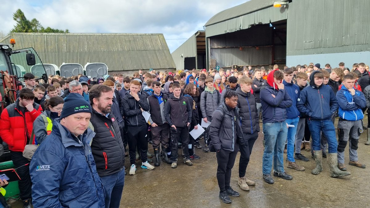 Hundreds of students at <a href="/AgriAware/">Agri Aware</a> <a href="/farmersjournal/">Irish Farmers Journal</a> Tullamore Farm today