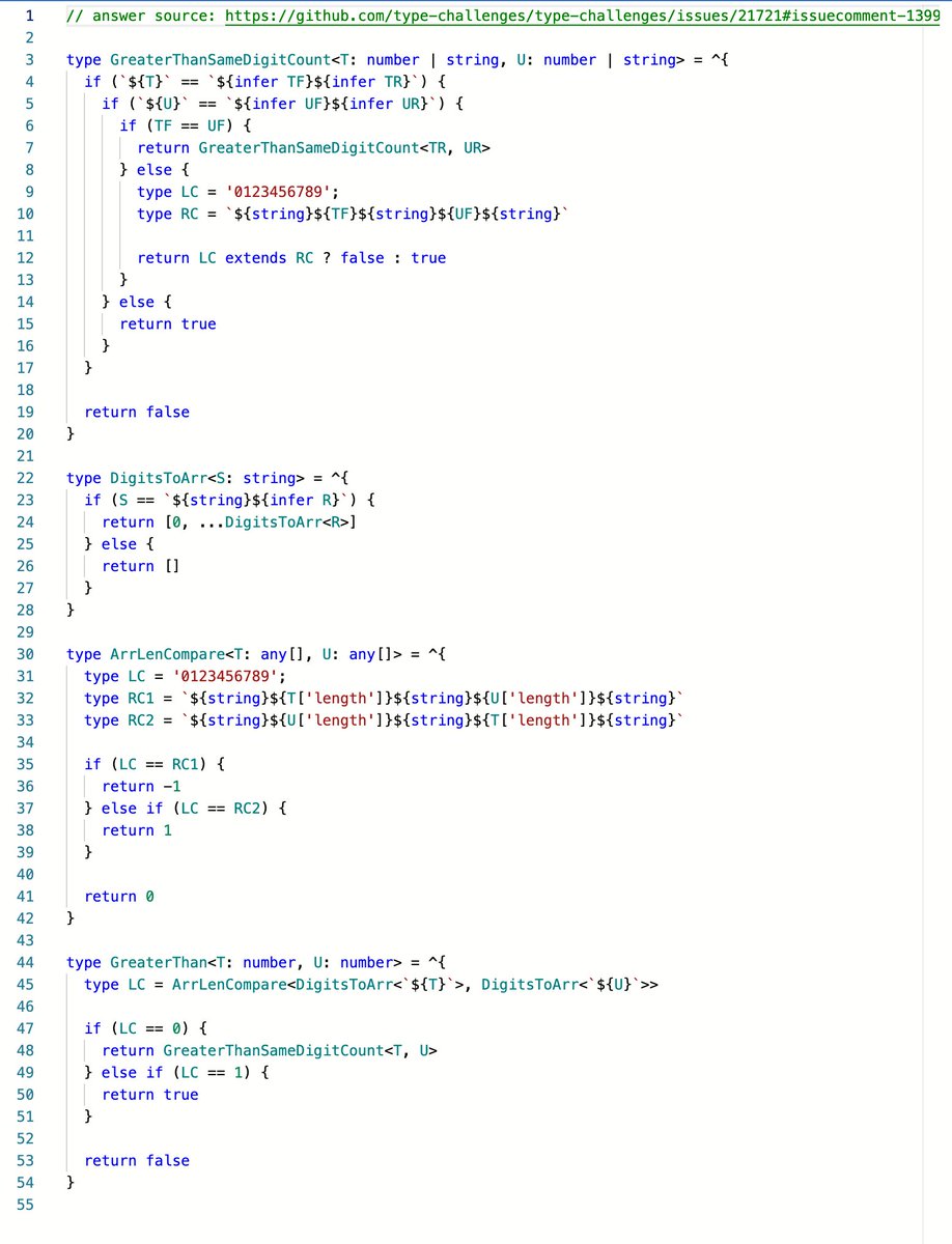 2beelin's tweet image. type-challenges medium_4425·GreaterThan

type-zen-playground.vercel.app/?example=type-…
😄

#TypeScript #TypeChallenge