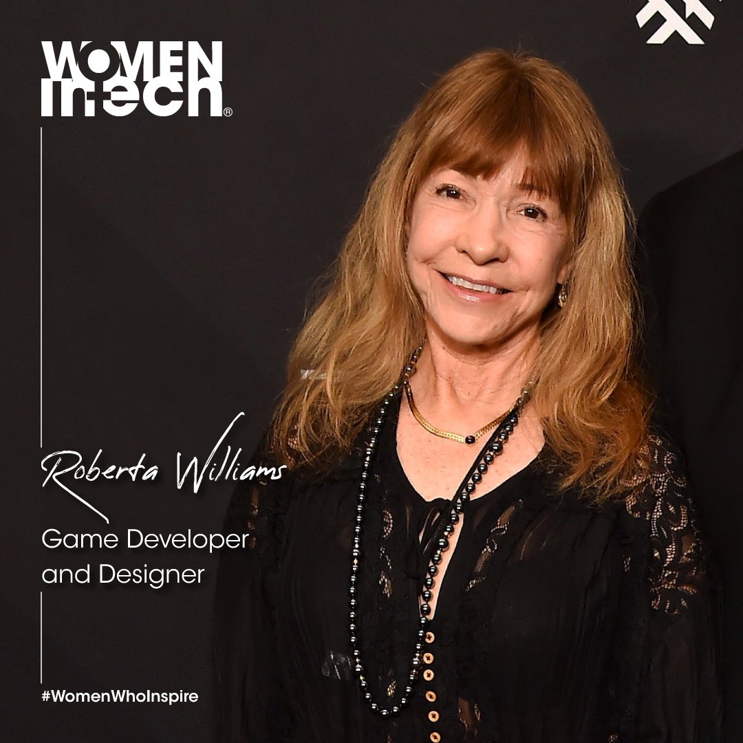 WomenInTechOrg's tweet image. Celebrating Women&apos;s Month by paying tribute to the #WomenWhoInspire us! 💙 💚

Thank you, Roberta Williams, for being a trailblazer. You are truly a role model for all of us to follow 💙 💚

#womeintech #womenwhoinspire #womansmonth #womenwholead