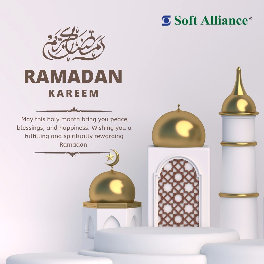 May the holy month of Ramadan bring peace, blessings, and happiness to you and your loved ones. Ramadan Mubarak!

#ramadan 
#softallianceerp