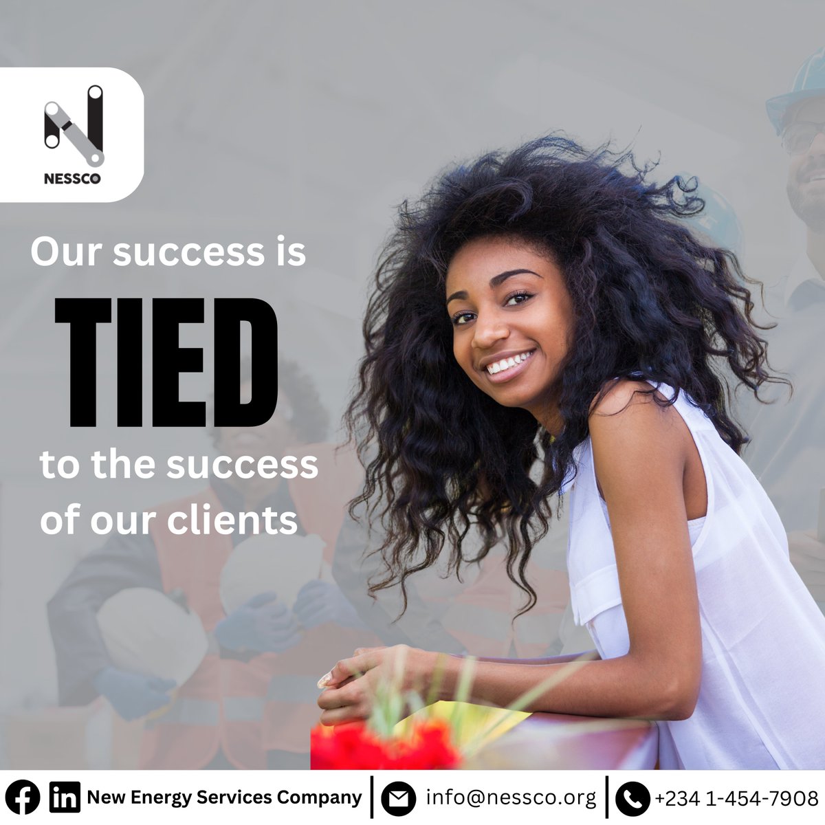 Nesscong's tweet photo. We believe that our clients' success is our success at Nessco. We prioritize building strong partnerships and delivering exceptional value to help our clients achieve their goals.
#ClientSuccess #PartnershipsMatter #ExceptionalValue #Nessco #BusinessPartnerships https://t.co/S3GMH1GLOF