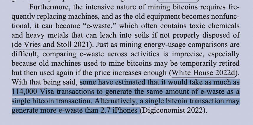 velaris100x's tweet photo. NEW: 🇺🇸 Biden Admin publishes report attacking #Bitcoin and Proof of Work mining, while promoting CBDC

"A U.S. CBDC would have the potential to offer significant benefits" 🤡 🤡 🤡 https://t.co/h0ytzPP3kW