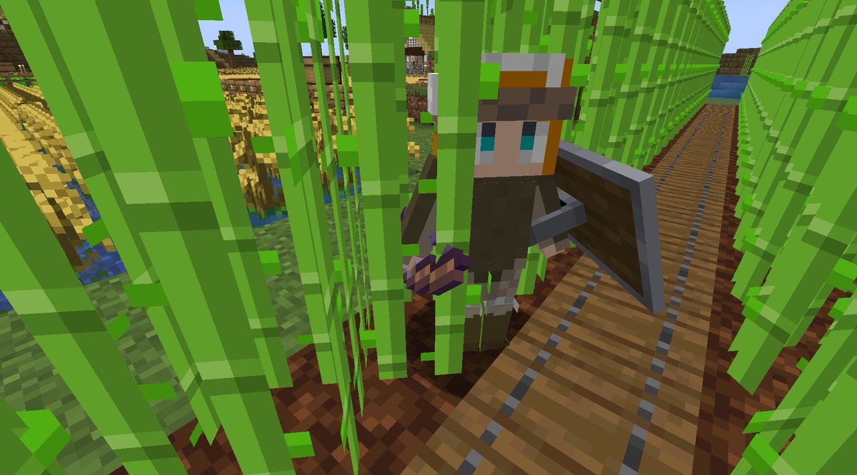 ComanHoliday's tweet photo. ＃Minecraft #マイクラ #LittleMaidReBirth #FarmersDelightMod　
肥沃な土は流石にサトウキビまでは成長促進の効果がつかない
って知った時はショックだったなぁ（￣ﾍ￣） https://t.co/BQL2mvFa5N