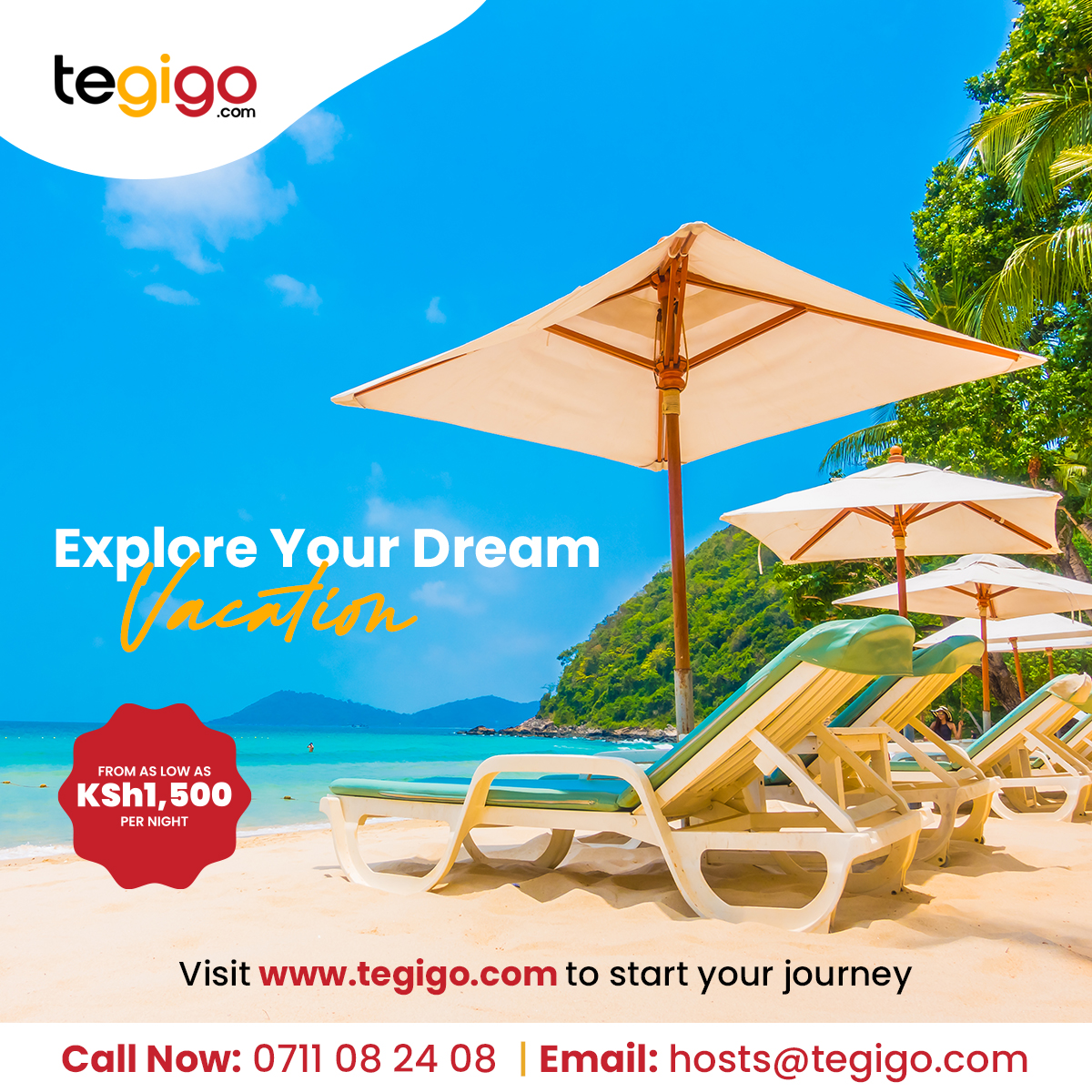 tegigocom's tweet photo. Escape to paradise with https://t.co/6PWEM1pw7J and discover the stunning beauty of Watamu and Malindi, Kenya. Book your stay now and indulge in the ultimate getaway experience.

👉Visit https://t.co/XNzxAz0InQ to start your trip

#tegigoexperience #travel #RentalSpaces #explore https://t.co/6gvLbNB6ak