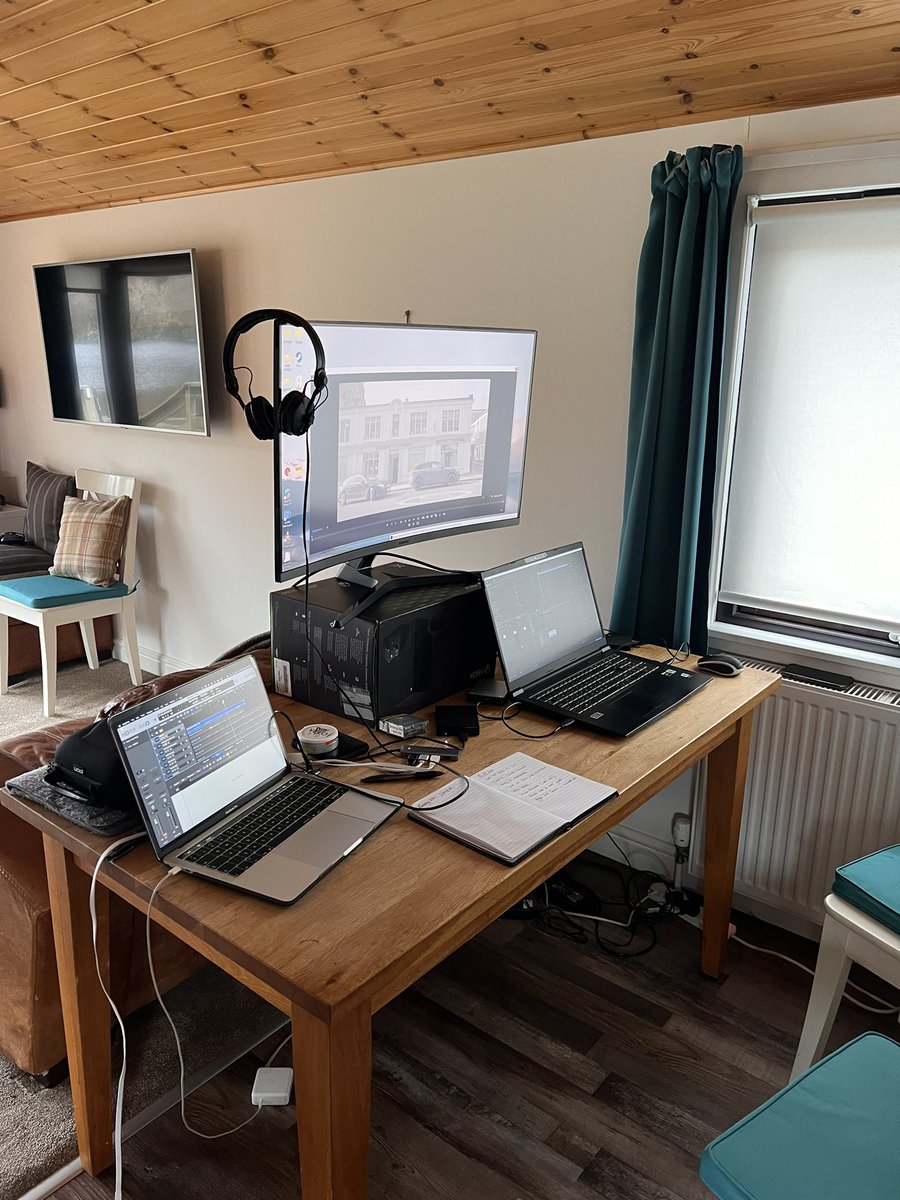 b2b_cast's tweet image. Busy couple days with this beautiful view editing our upcoming documentary with @HannahLaingDJ 🤫