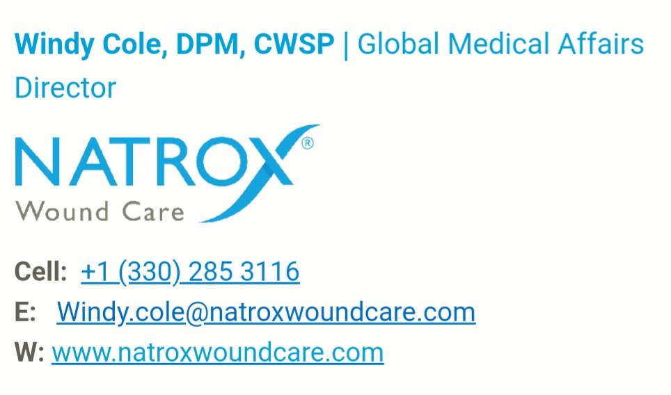 ColeAlayna's tweet photo. Big news! I am excited to announce that I have started a new role as Global Medical Affairs Director at Natrox Wound Care.

I am thrilled to join this stellar intern
team at this critical juncture to support new project development, fulfilling the company's mission &amp; vision. https://t.co/rYLcBOH0eo