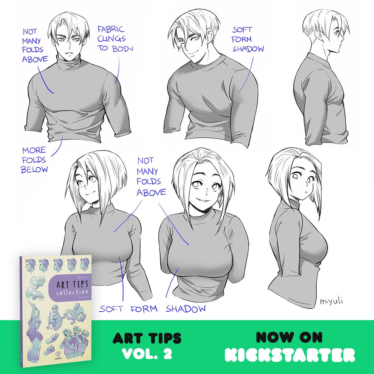 ART TIPS collection BOOK 2 by Miyuli <a href="/miyuliart/">Miyuli</a> is now available on Kickstarter!

BACK IT NOW
kck.st/3lfRf8A