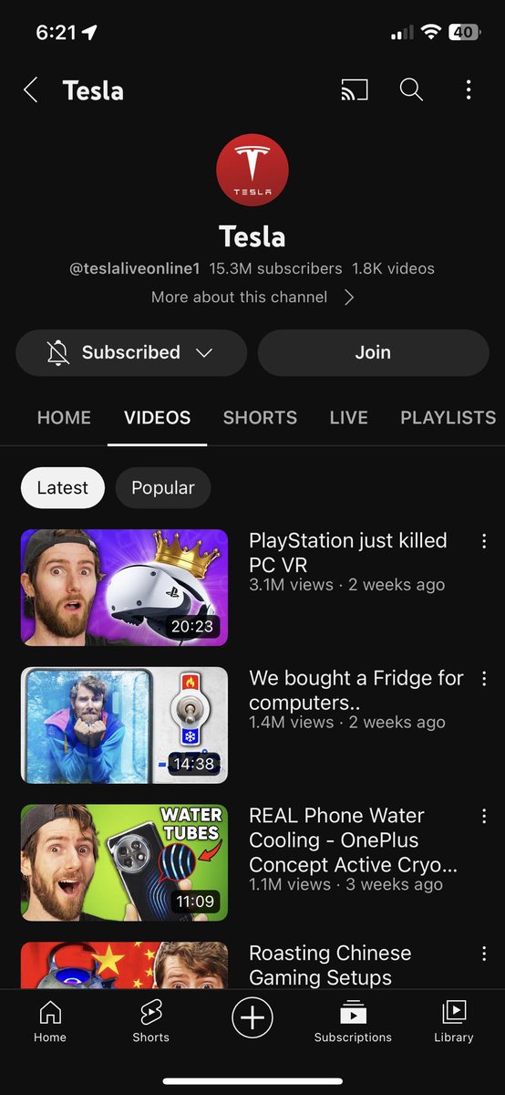 zahin_mohammad's tweet photo. uuh @LinusTech @YouTube 

When did LTT turn into a Tesla scam channel. 

Pls fix https://t.co/AhkowfAlg3