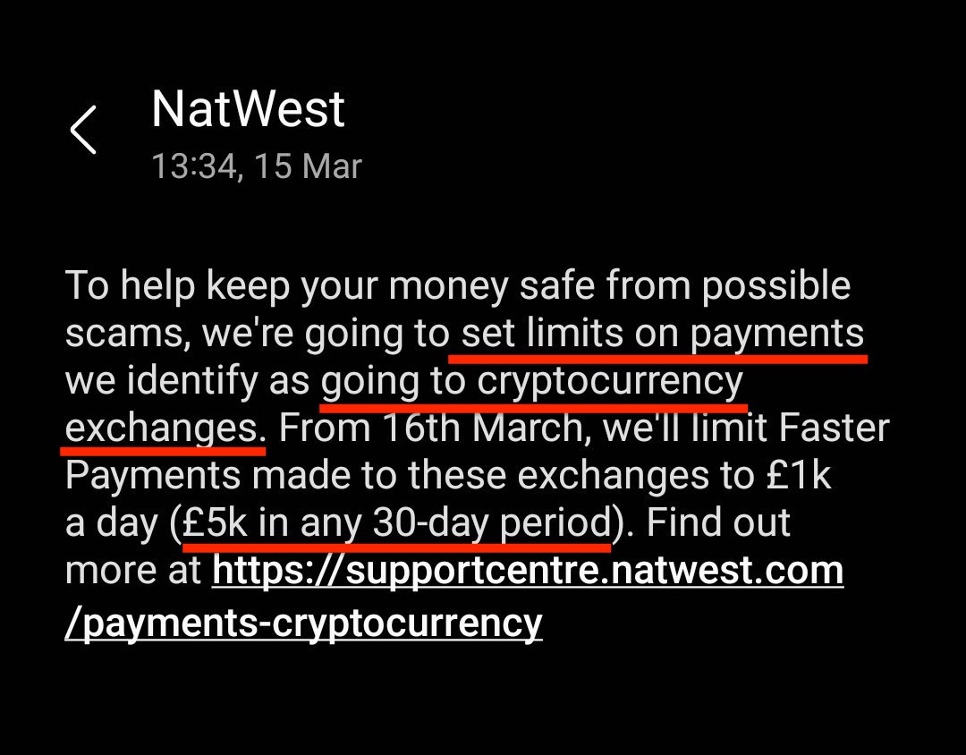 velaris100x's tweet photo. Banks are blocking the exits to #Bitcoin 
It's happening... https://t.co/9CuxRpxzm5