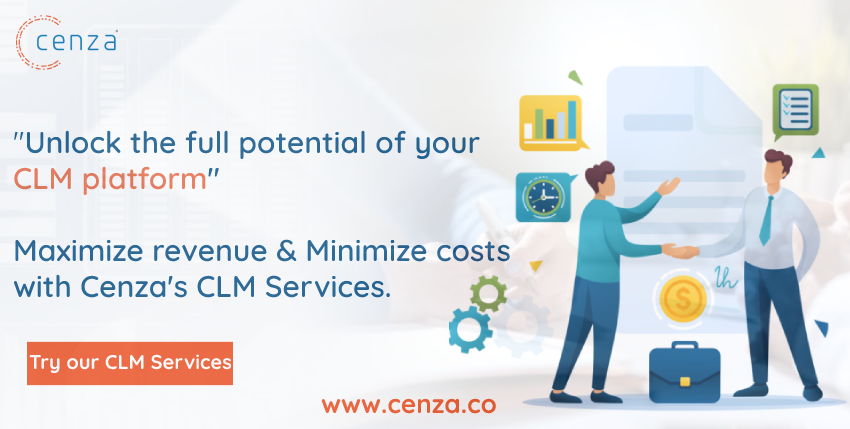 CenzaTech's tweet photo. Optimizing your Contract Lifecycle Management is a necessity.

@CenzaTech can handle this with our comprehensive #CLM services. 

Talk to our experts to learn how. https://t.co/rkIKH80lV2 

#contracts #legacycontracts #clmimplementation #contractlifecyclemanagement https://t.co/JPbMAPFVCs