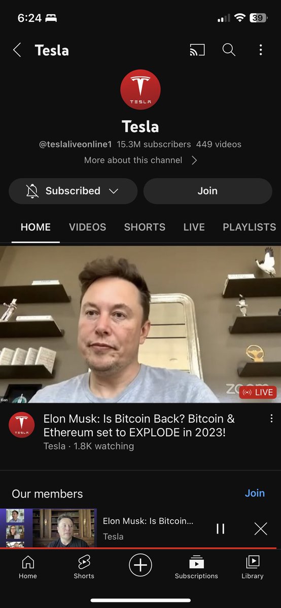 zahin_mohammad's tweet photo. Of course they are running a crypto related live stream https://t.co/UWeb0BKA3l