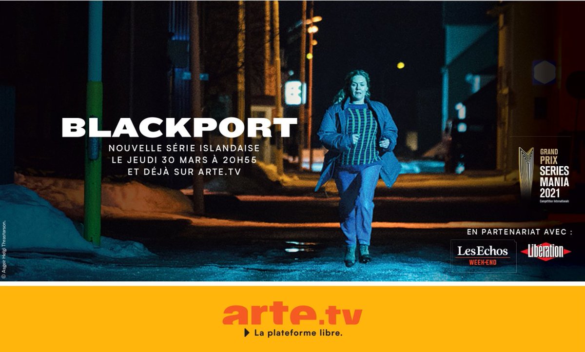 Echos_Parisien's tweet photo. Entre saga sociale et comédie noire, #Blackport est une série explosive devenue phénomène dans son pays, l'Islande. En diffusion jeudi 23 et 30 mars à 20H55 sur @ARTEfr et déja disponible sur https://t.co/41sPIDrZaX.
Un partenariat @LesEchosWeekEnd https://t.co/9kG4GqzxYa https://t.co/xkvWeMkWfe