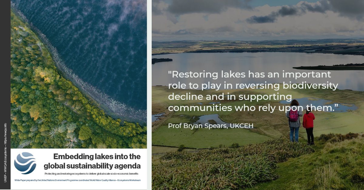 UK_CEH's tweet image. NEW: Urgent measures to help restore degraded freshwater #lakes have been identified in a new scientific White Paper launched at the #UNWater2023Conference 

The @UN_WWQA report presents key actions, including establishing a Global Coalition for Lakes ceh.ac.uk/press/world-wa…