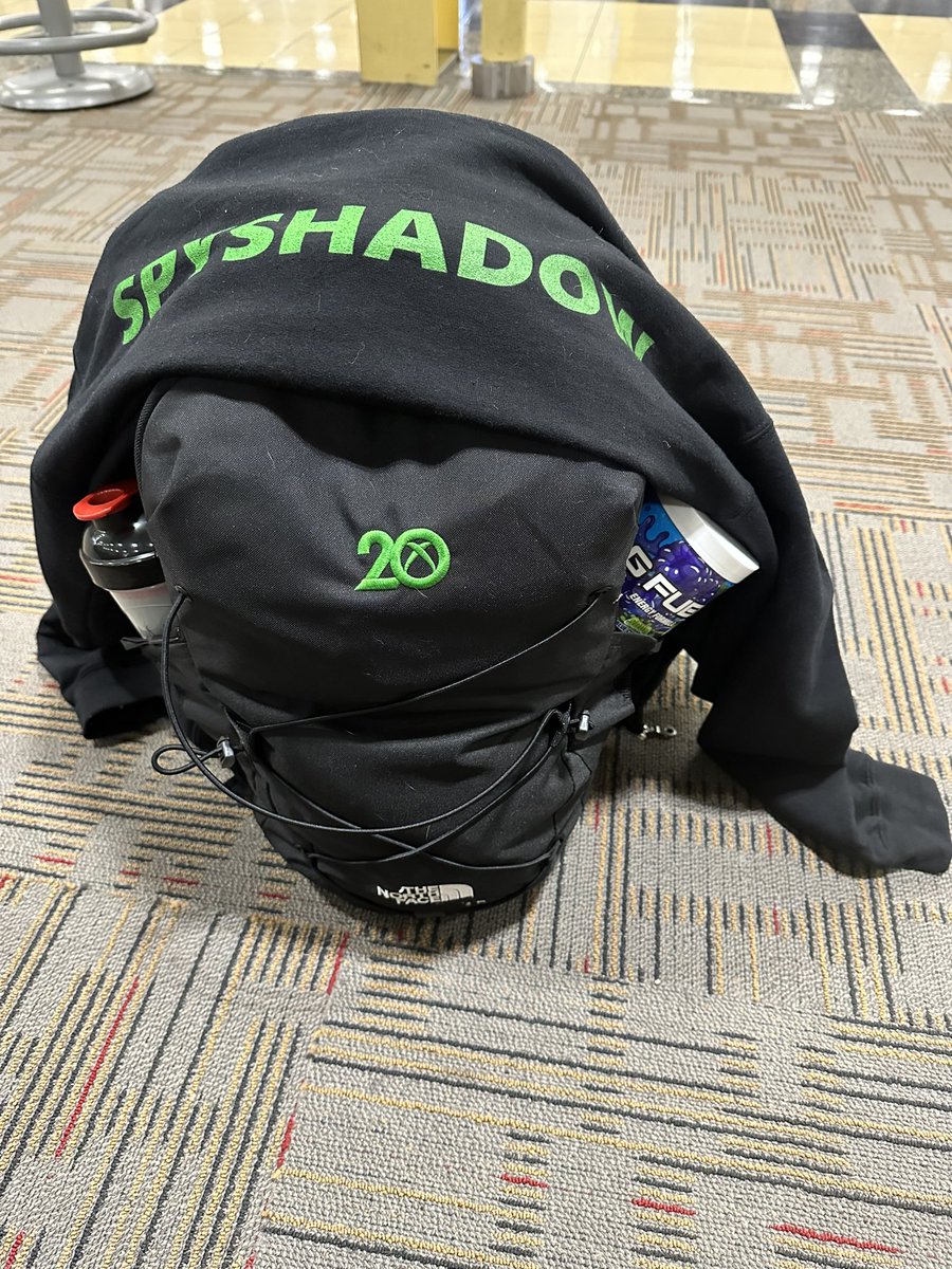 Bound for Boston and #PAXEast, and I’m not going anywhere with out my #Xbox20 backpack. @Xbox #xboxambassador 

Can you guess what @GFuelEnergy flavor I’m rolling with? #GFUEL