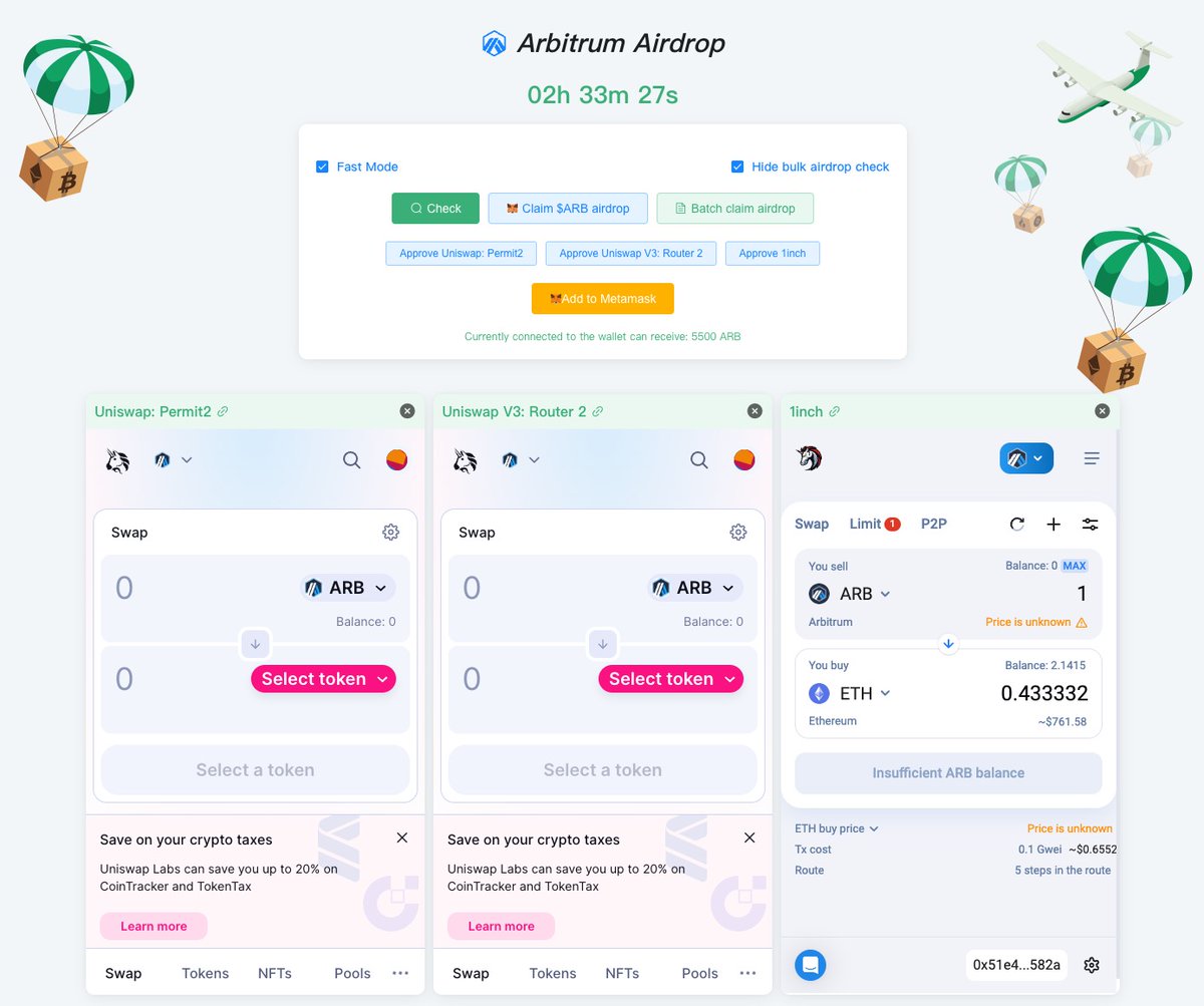 CoinTool App On Twitter Update Tools Supports Pre approved For DEX Cointool app on twitter update tools supports pre approved for dex