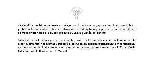 AVVerdeImperial's tweet photo. Acabamos de solicitar a @PatrimonioCM que la "alameda" de plátanos del parque de Arganzuela en #MadridRío sea declarada Bien de Interés Cultural con un informe documentado de 74 páginas.
#YoDefiendoEsteÁrbol🌳
#NoaLaTala🪓
#LaArboledaSeQueda🌳🌳🌳
@madridcyp 
La nota de prensa👇 https://t.co/0LuBEXBuoA