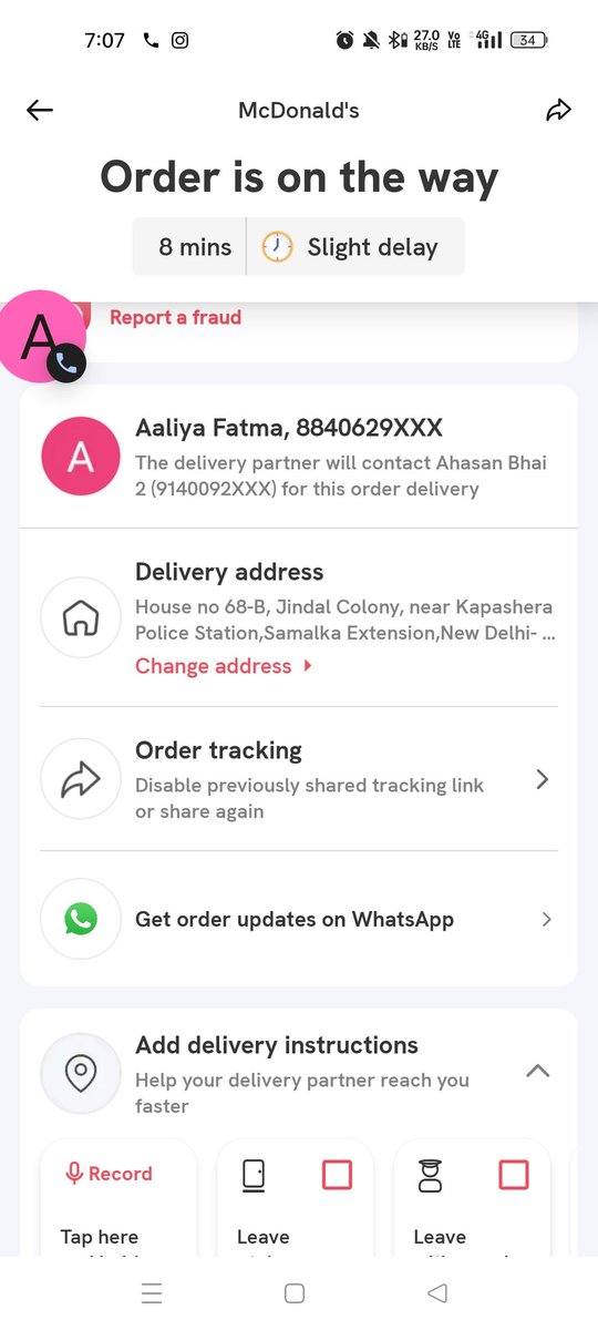 FatmaAbidi72's tweet photo. @zomato @zomatocare  yesterday I ordered from Zomato after 35min later it was cancelled and  my amount was deducted neither I got my order nor the amount.....it was such embarassing moment for me as why the order was accepted by the owner if they can't placed order it to location https://t.co/8HNwPAtGKm