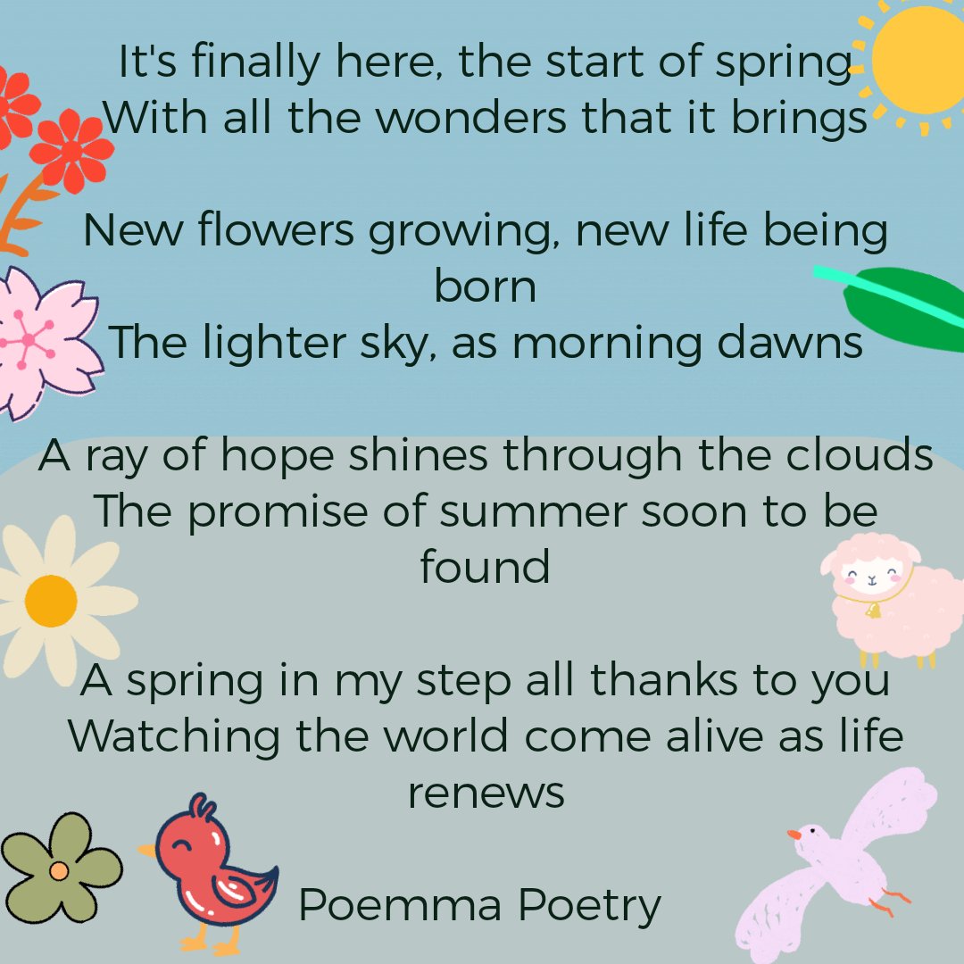 PoemmaPoetry's tweet photo. Spring is Springing!

https://t.co/wDfRkyDiU4 https://t.co/hxHSNLJYJV