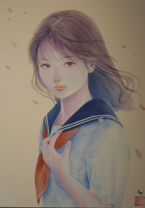 『私はここに。』F4デジタル出力、顔彩、ジェルメディウム「桜恋-sakurakoi-」会期:2023年3月20日(月)-3月25日(土)12:30-20:00**3/21(火)12:30-18:00、3/25(土) 12:30-16:00会場:第二会場 GALLERY AND LINKS 新富町) 