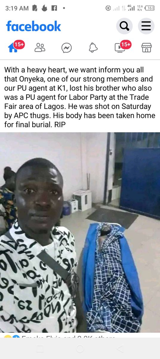 elias_onoja's tweet photo. Just retweet it 2 the world

People Lost There Lives all for Someone's Political Ambition
Arrest MC Oluomo 

Peter Obi Bag Of Garri Boss Mustapha Ikpeazu Rufai Emeka Offor Debo Knock Knock 8 Senator Aisha  RCCG Babcock Emefiele Mimiko 68 STATE OF ASSEMBLY MEMBERS Wiskid Odumodu https://t.co/6UmuTYSNTc