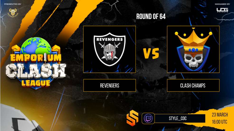 Style_coc's tweet photo. Y seguiremos con...
🏆 @esports_udg R256
✅ @ET_XSPORTS 🆚 #LibStar
🏆 @emporiumtitans R64
✅ #Revengers 🆚 @ClashChamps_CoC
🏆 @emporiumtitans R64
✅ @NAVI_coc 🆚 #SilentArmyUk https://t.co/FhK3Nbs0df