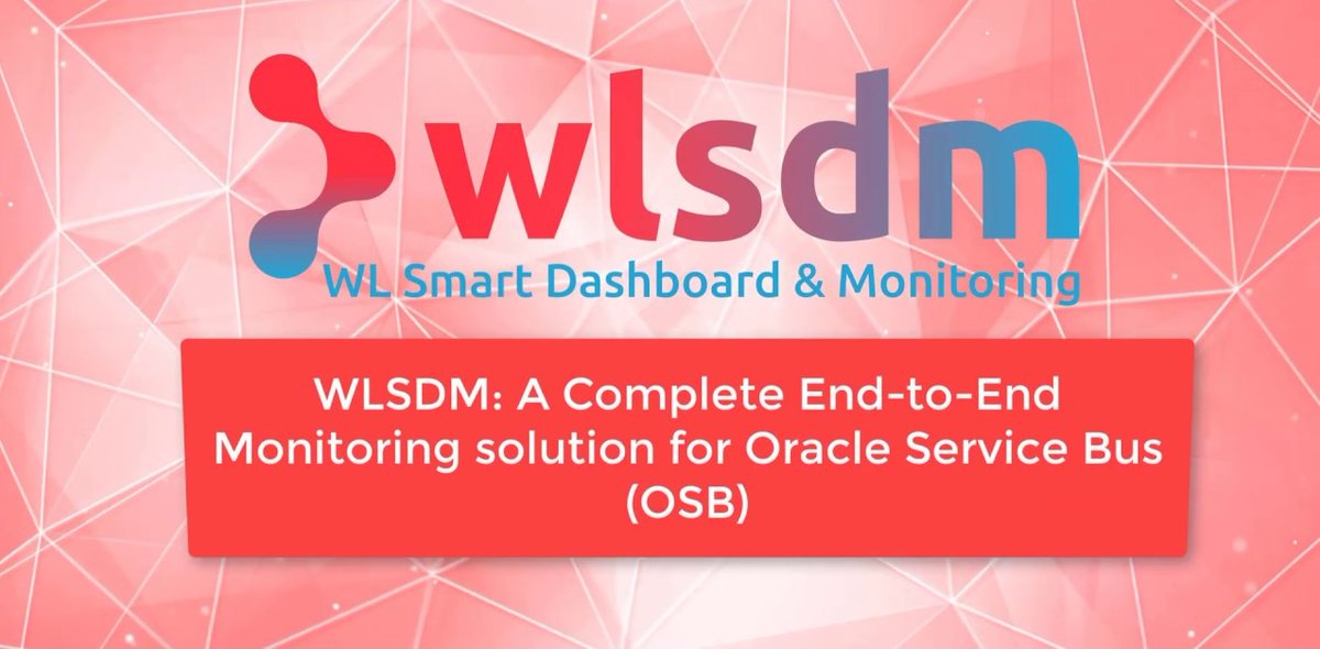wlsdm's tweet image. WLSDM offers complete end-to-end Oracle Service Bus performance monitoring features.
It is the best diagnostic and troubleshooting solution for the OSB Fusion Middleware domains.
Learn more: medium.com/wlsdmforweblog…
#OracleServiceBus #WLSDM