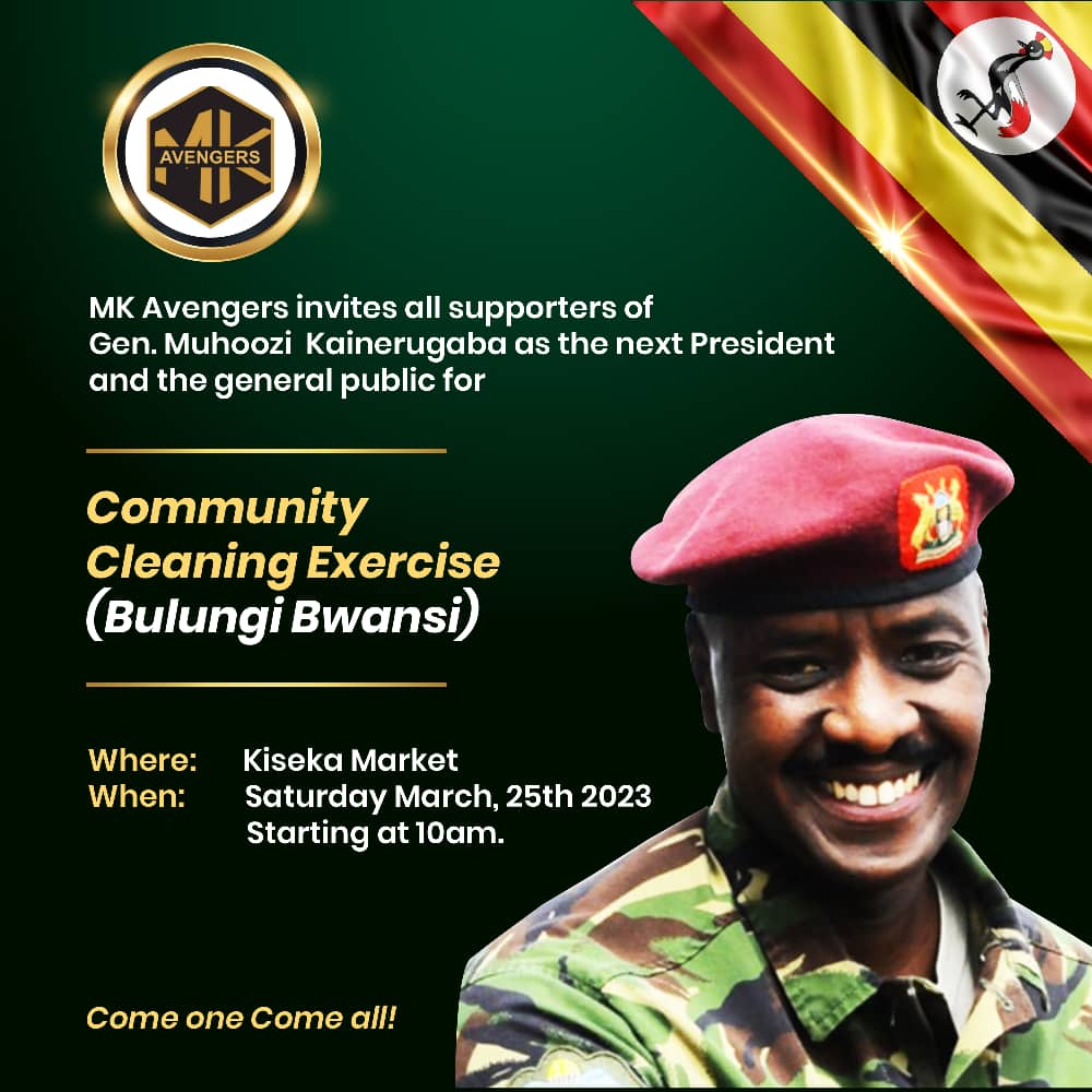 This Saturday, we are in Kisekka Market for 'Bulungi Bwansi' 
We will clean the market and areas around as we embrace MK COMMUNITY CLEANING CAMPAIGN.
#CleanCities.   #CleanMindset.
You are all welcome. 
@MKatungi @mkainerugaba @Kayera256