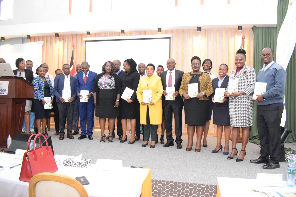 Kenyajudiciary's tweet photo. ....Operating Procedures on administrative roles at court stations, provides clarity and uniformity in court operations and will assist the officers in the running of the court stations. https://t.co/iMnLhYL7yV