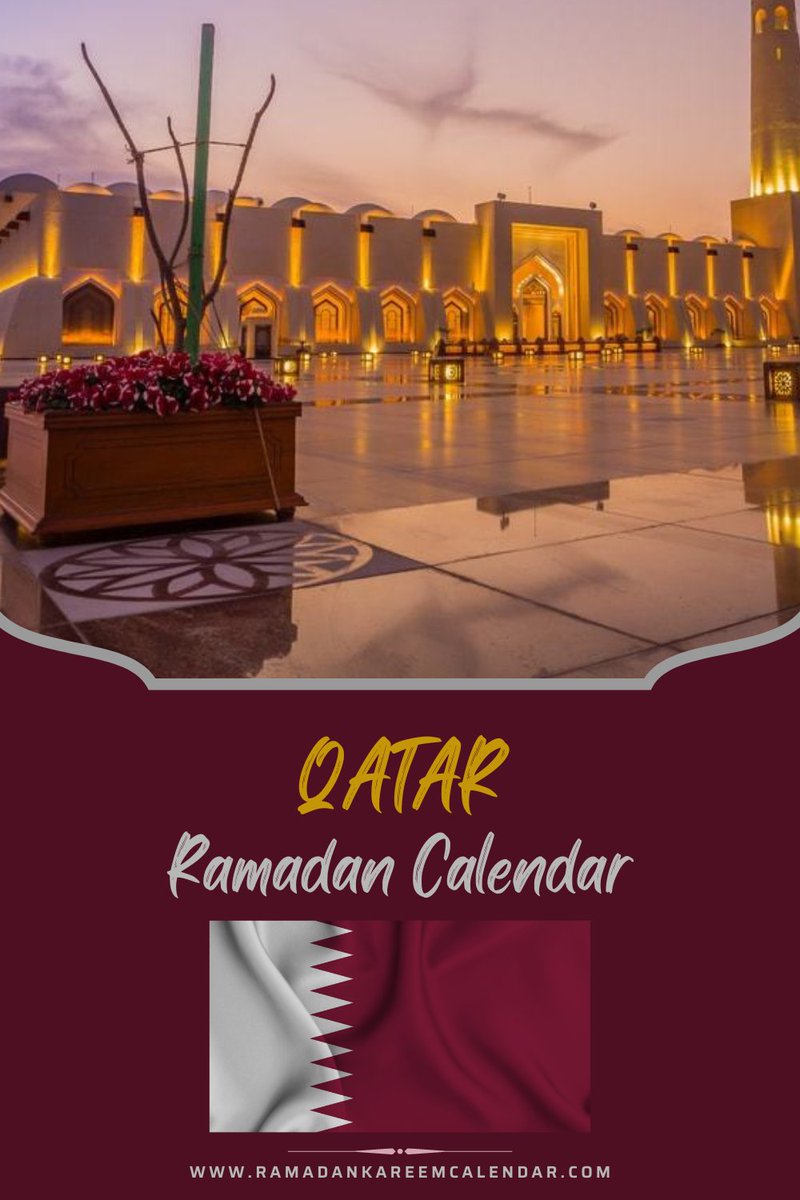 CalendarRamadan's tweet photo. Qatar Ramadan Calendar 2023
https://t.co/qTjYcgzHCc

#Ramadan #Ramadan2023 #Ramadancalendar #RamadanCalendar2023 #Qatar https://t.co/ttfqxq20RU