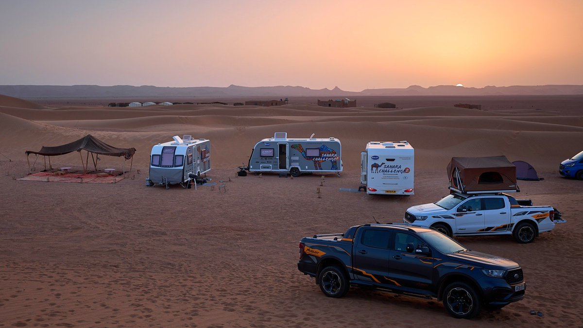What a spectacular way to wake up this morning! 🐪

Proving you're only restricted by your imagination when it comes to caravanning and motorhoming, here's a shot taken at sunrise in the Sahara this morning 🇲🇦 

Find out more 👉 bit.ly/3ldh4q3

#SaharaChallenge #GoBailey