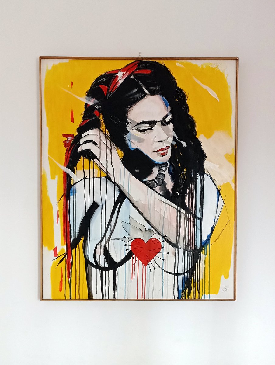 Federica_fez7's tweet photo. Kilo de amor ❤️
Acrylic on canvas 100 x 80 cm, available
#fridakahlo #frida #art #mexico #fridakahloinspired #arte #fridakahloart #handmade #o #artist #love #s #k #a #n #fridakahlolovers #federicamasini #tokischa #diegorivera #vivalavida #m #kilodeamor #kahlo #fridainspired #z https://t.co/yms19KuQ0c