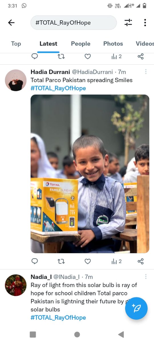 AanulhasanAkram's tweet photo. These precious smile are important
#TOTAL_RayOfHope https://t.co/EZIuD81gVK