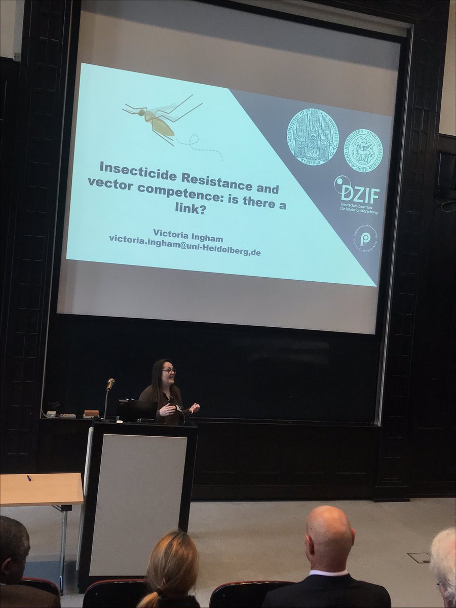 At the @BNITM_de #MalariaMeeting this week with @vicky_ingham1 and @HoernerPatrick presenting our research on #InsecticideResistance and vector competence