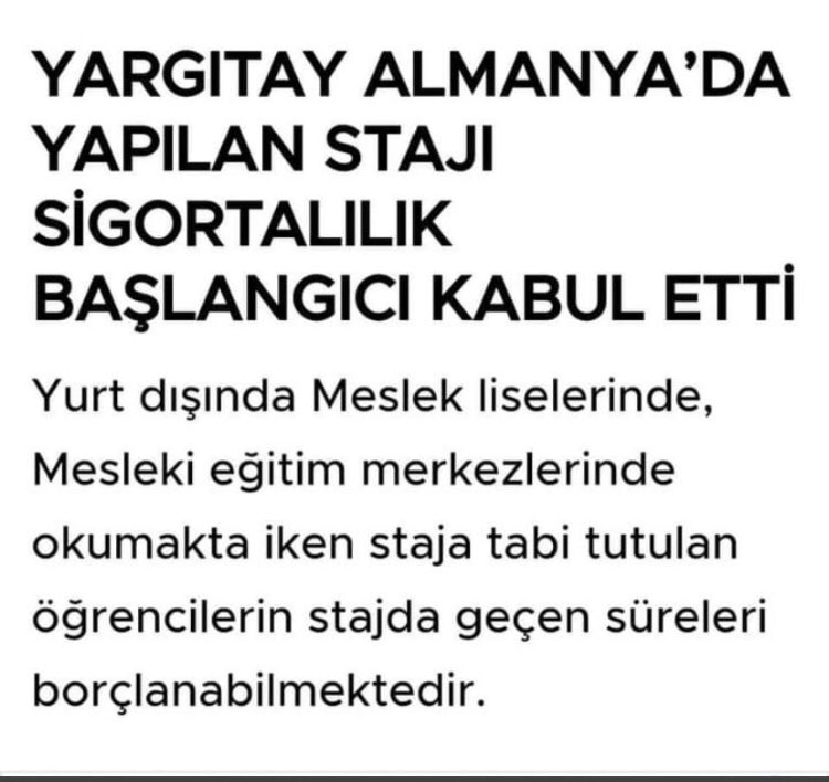 #emekliliktestajatakılanlar #TastamamÇözümeOylar #StajSskBaslangıcıOlsun #stajaadaletzamanı  Yargıtay'ın bu kararı emsal karar olmalı