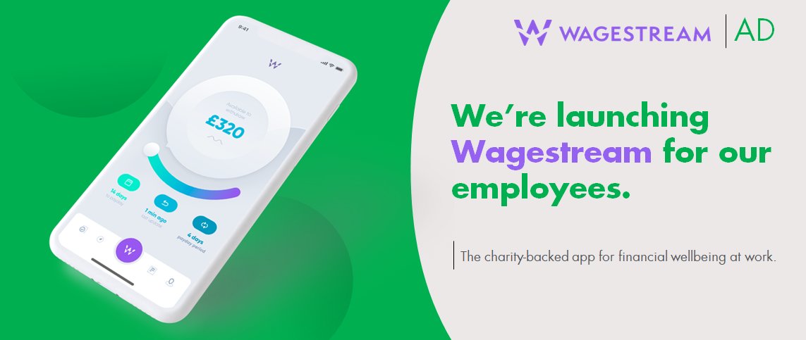 Money worries can have a massive impact on our overall mental health, so we have partnered with <a href="/wagestream/">Stream</a>!

Employees will gain the flexibility to track their earnings in real-time, make withdrawals ahead of payday, get financial guidance, and more!

#FinancialWellbeing