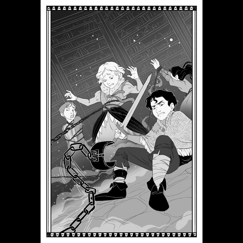 ChevalierNomie3's tweet photo. Le 13 avril prochain sort le 5e et dernier tome des Héritiers de Brisaine de David Bry aux éditions @NathanEditions et ma pomme aux dessins 🙂 Un tome encore une fois plein d’aventures et de magie. Grégoire, Aliénore et Enguerrand vont me manquer. #coverreveal #davidbry #nathan https://t.co/knbuHbDbSY