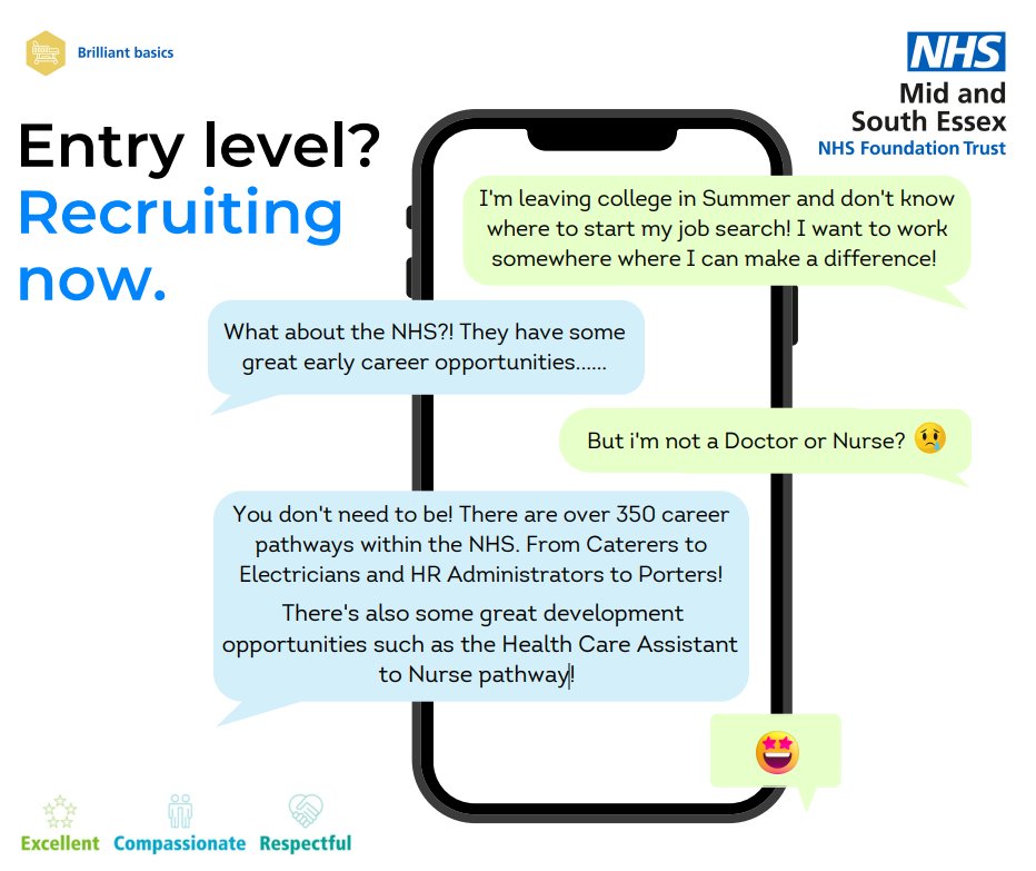Mid and South Essex NHS Jobs tweet media