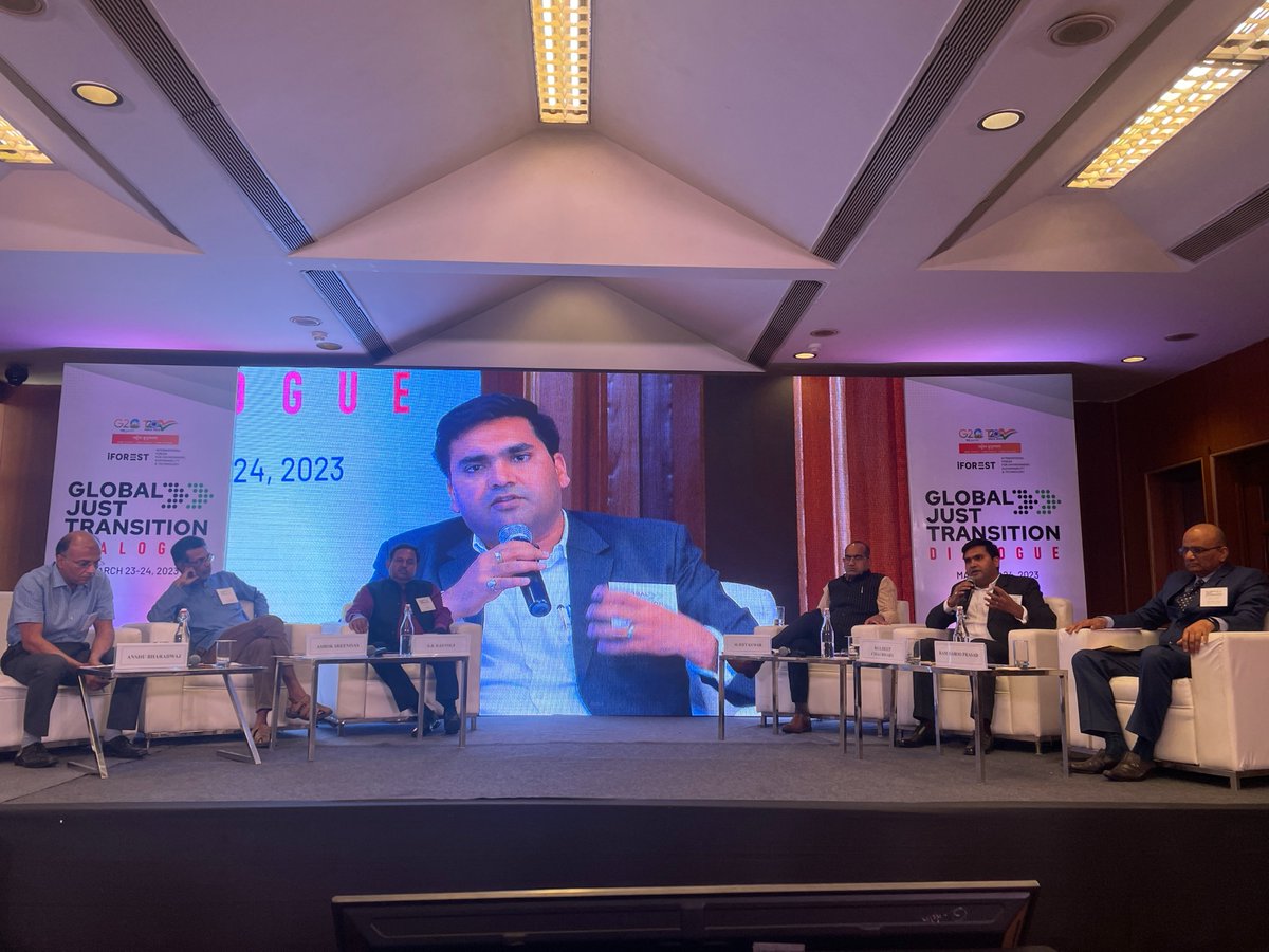 iForestGlobal's tweet photo. Transition of coal workers &amp; local communities is the most challenging part of #JustTransition . We need to do resource &amp; skill mapping to properly plan alternatives sais @BokaroDc Kuldeep Chaudhary @ #GlobalJTDialogue @T20org https://t.co/DSIjLd8T9M