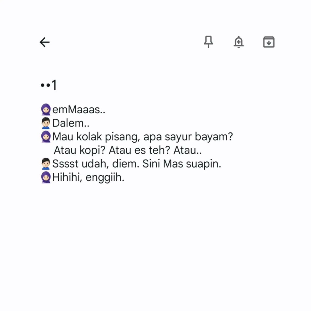 iqbalibun's tweet photo. Buka puasa hari pertama, aman?
Men"ndulang"mu adalah hal indah bagiku.
--
Ilustrasi: @iffanakmalans
#MasDek #Penasadewa #Serialewa #Cengkerama #ramadhan #ramadhan2023 #Indonesia https://t.co/G2hhXo4xw2