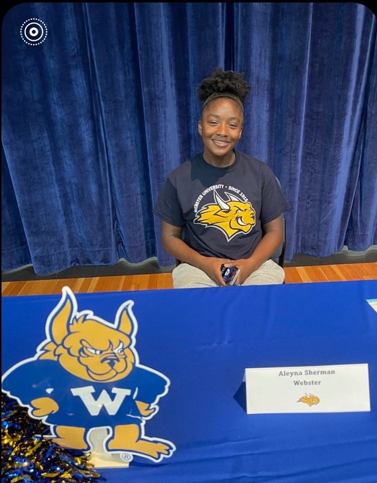 Congratulations to @AleynaSherman23 on her signing to Webster University to continue her Academics an basketball career. Lady Hawks on the move!! 🔥🔥🏀🏀
