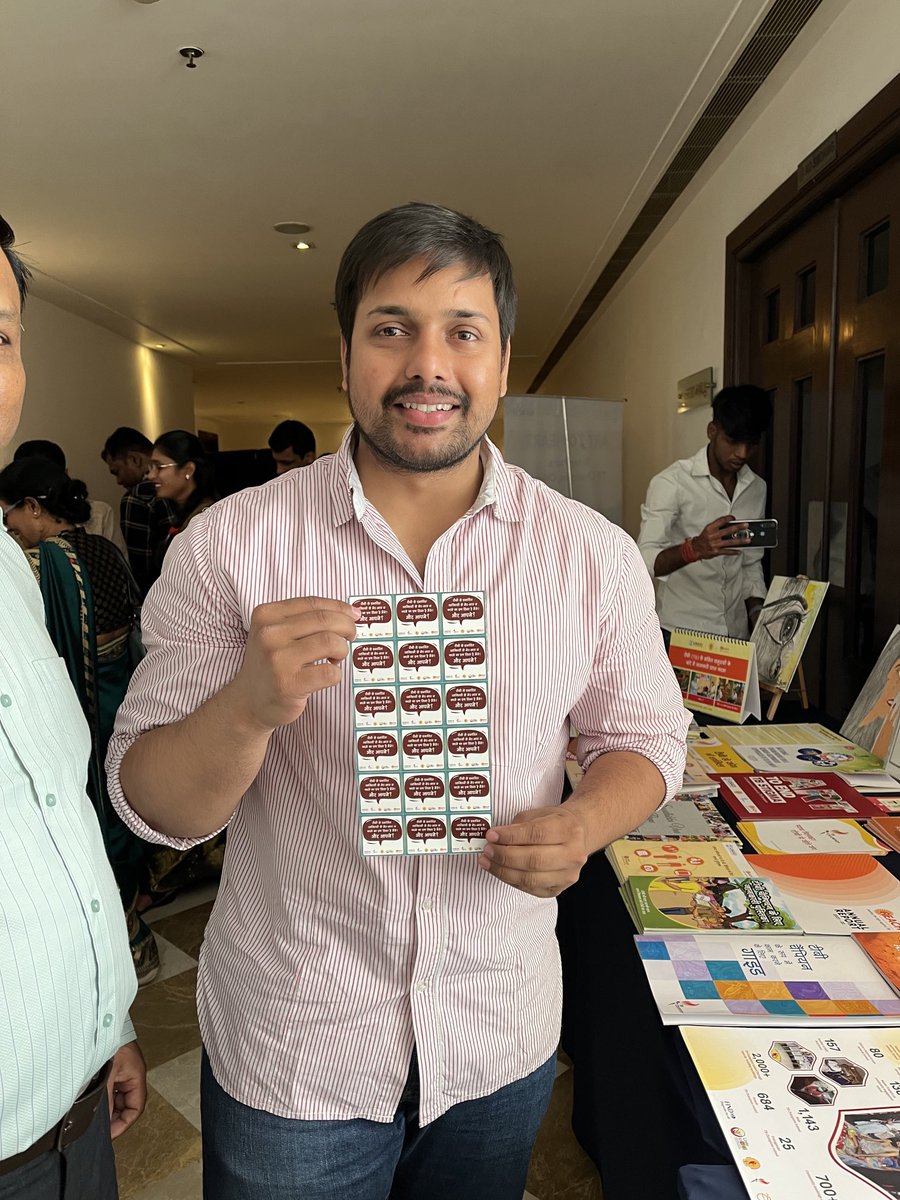 Mr. Nitish Bhardwaj, Mr. Narinder Singh Rawat, Mr. Richie Rattan and colleagues of REACH IT & communications team: great materials to bring key messages around #TB down to the ground. Here #TB tattoos! Great stuff. #Varanasi. #InvestinTB #InvestinCommunities. #buildingthereset