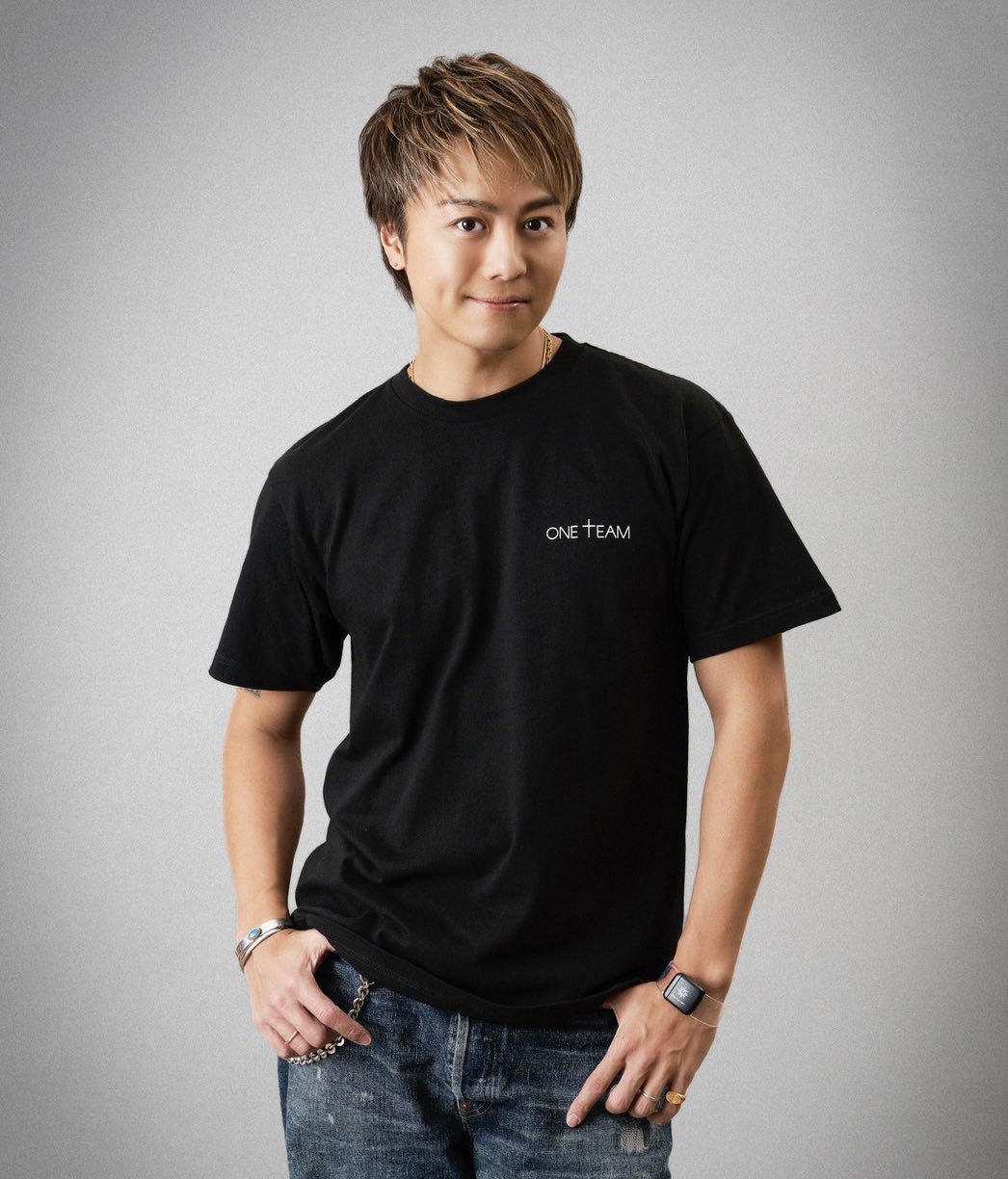 パネライ 希少 X: в TAKAHIRO EXILE „ONE TAKAHIROとTAKAHIROを Tシャツ TEAM アイドル