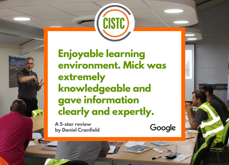 CISTC has received a new #companyreview!⭐

Thank you to Daniel Cranfield for the 5-star rating and for his kind words on his training experience with Trainer, Mick Borner!

We hope to see you again in the future for more #training!

#Review #GoogleReview #FiveStarRating
